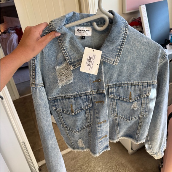 Birmingham Cropped Denim Jacket - Picture 2 of 3
